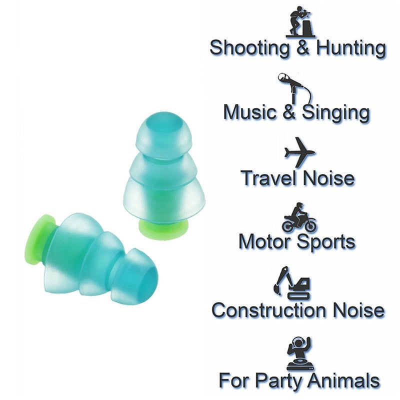 Noise Cancelling Reusable Earplugs