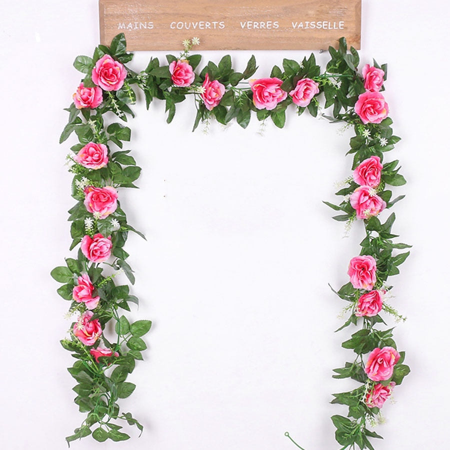 Artificial Rose Hanging Wall Decoration