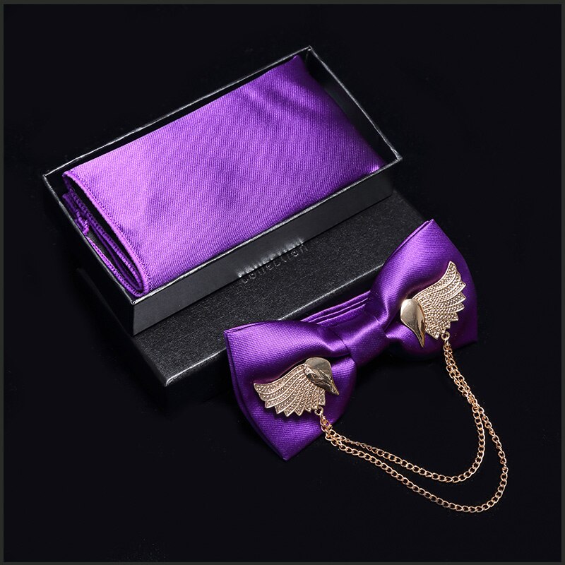 Gentlemen's Metal Bow Tie Gift Set - Image 1