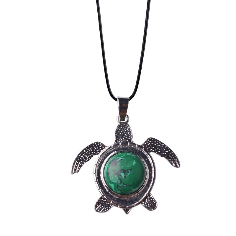 Sea Turtle Natural Stone Necklace - Image 17