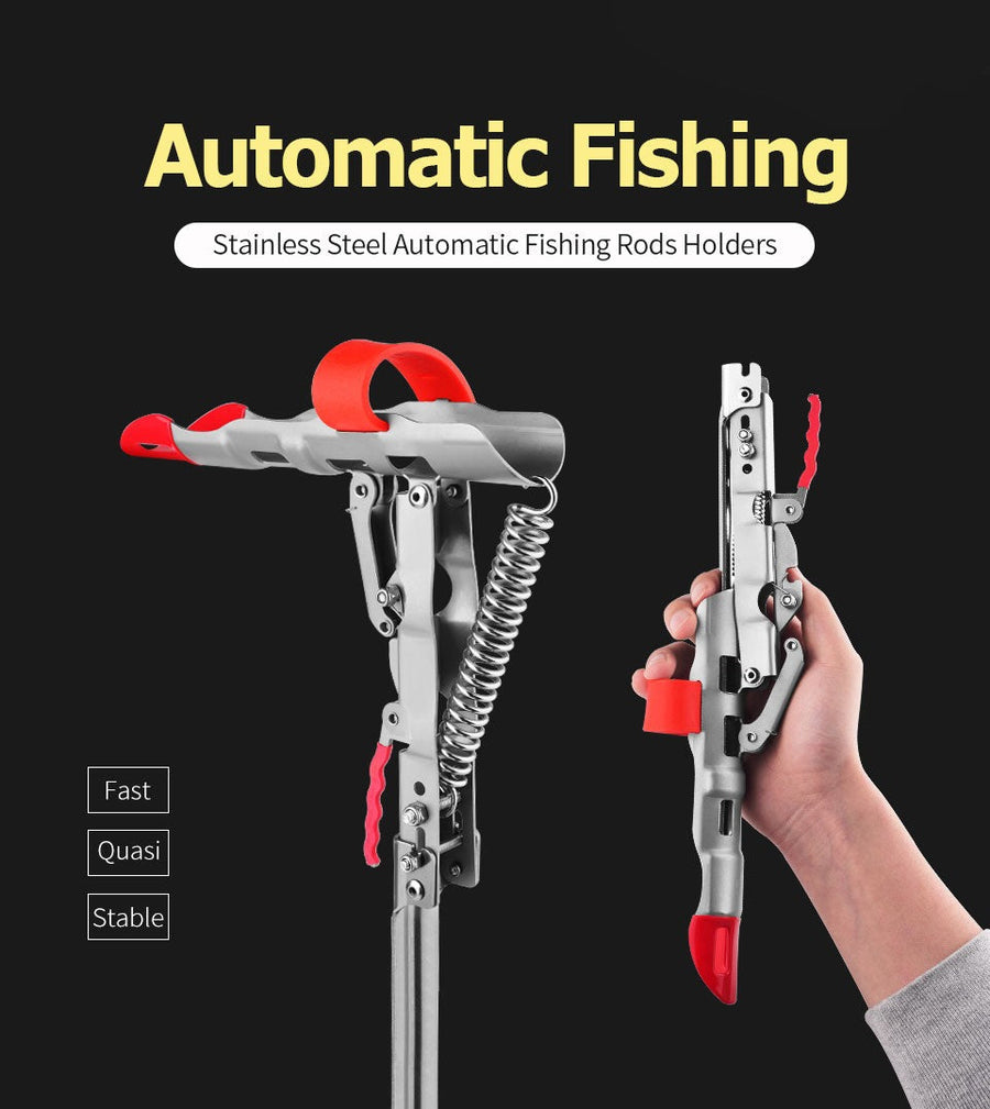 Stainless Steel Adjustable Sensitive Fishing Rod Holder - Image 7