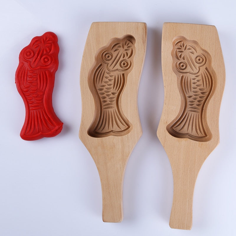 3D Wooden Baking Decorative Molds