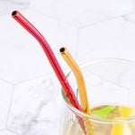 Reusable Long Handle Spoon Straw