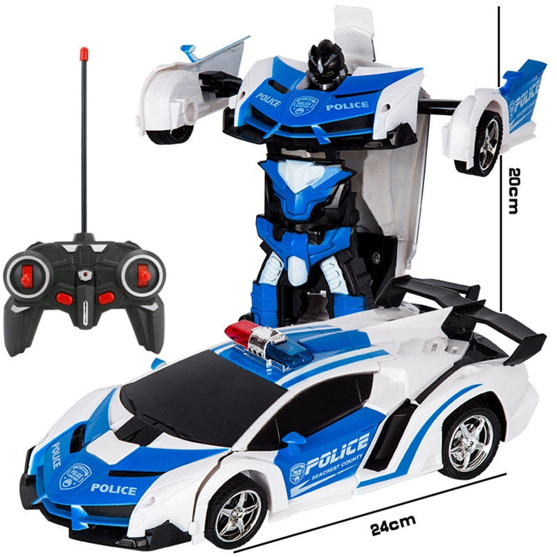 2in1 Robo Racer Transforming RC Car Toy - Image 10
