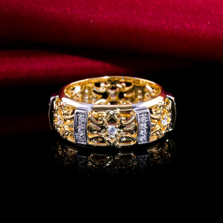 Geometric Ethnic Zircon Strength Ring - Image 3