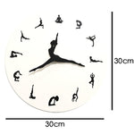 Yoga Time Decorative Wall Clock