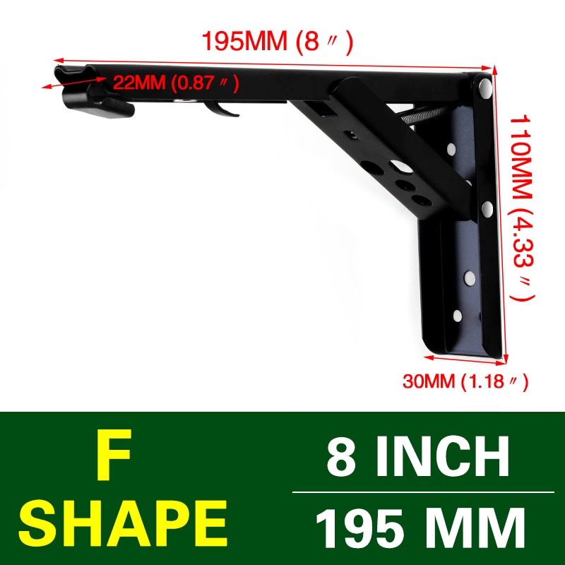 Wall-Mounted Foldable Shelf Organizer Bracket - Image 19