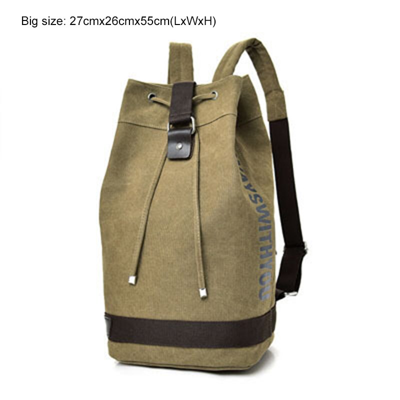 Nomad Friendly Canvas Bucket Bag Backpack - Image 17