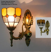 Prism Flight Stained Glass Butterfly Pyramid Wall Lamp - Image 12