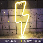 Led Lightning Neon Sign Wall Decor