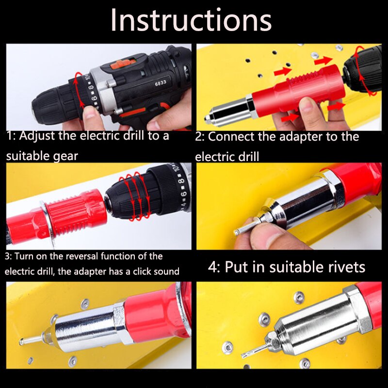 Rivet Easy Fix Electric Nut Gun · Mavigadget