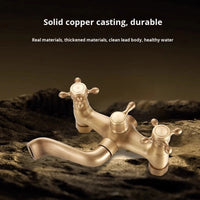 Golden Era Vintage Rainfall Bath Shower System - Image 2