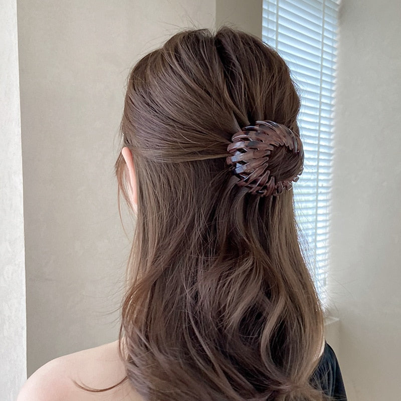 Elegant Easy Hair Bun Clip