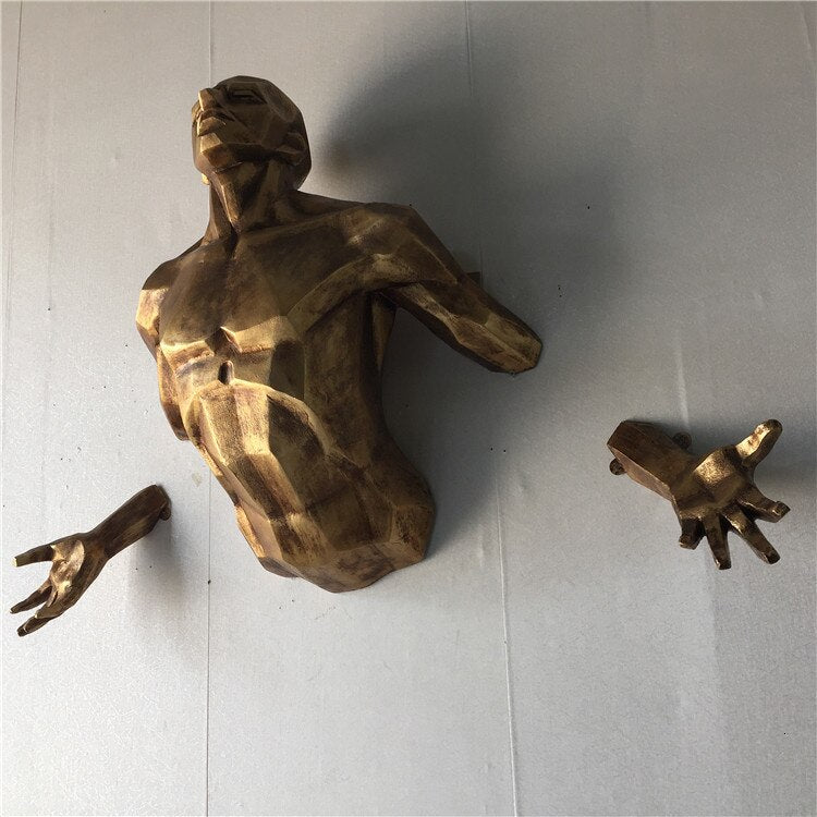 Retro Creative Enlightened Man Art Wall Decor - Image 7