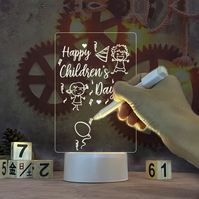 Creative Note Board Led Table Lamp - Image 9