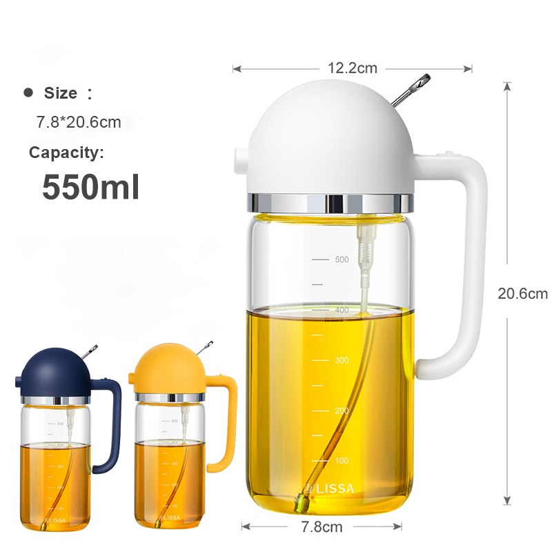 2in1 Oil Spray Dispenser Bottle