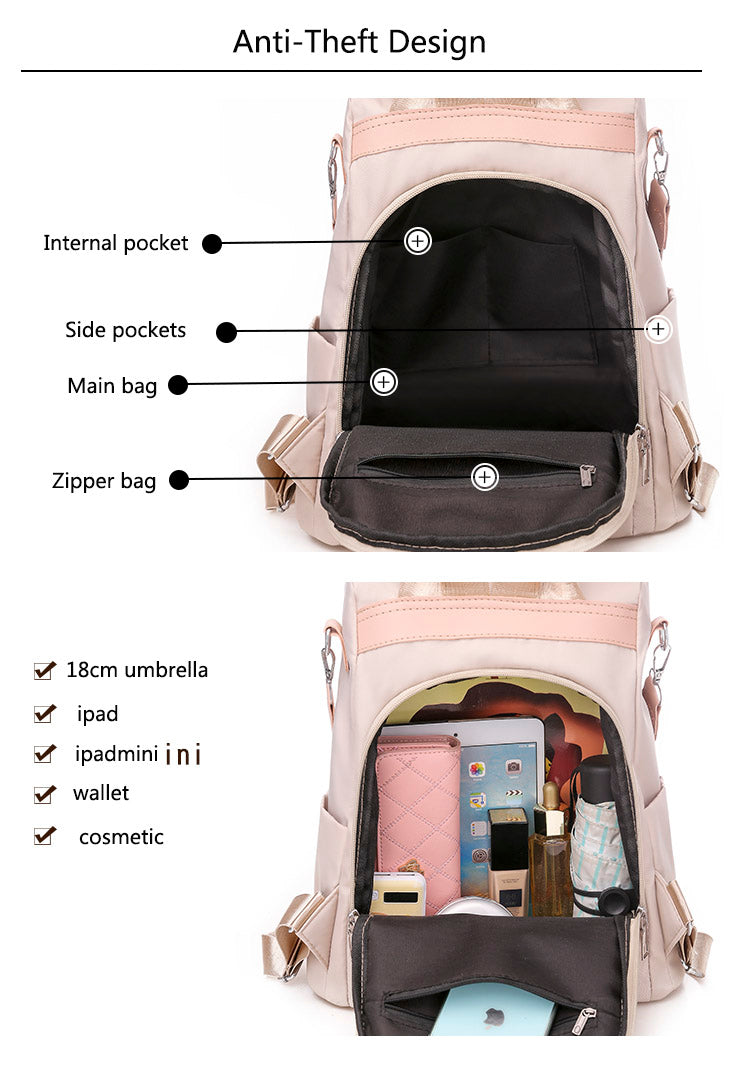 Anti-Theft Large Capacity Oxford Backpack - Image 7