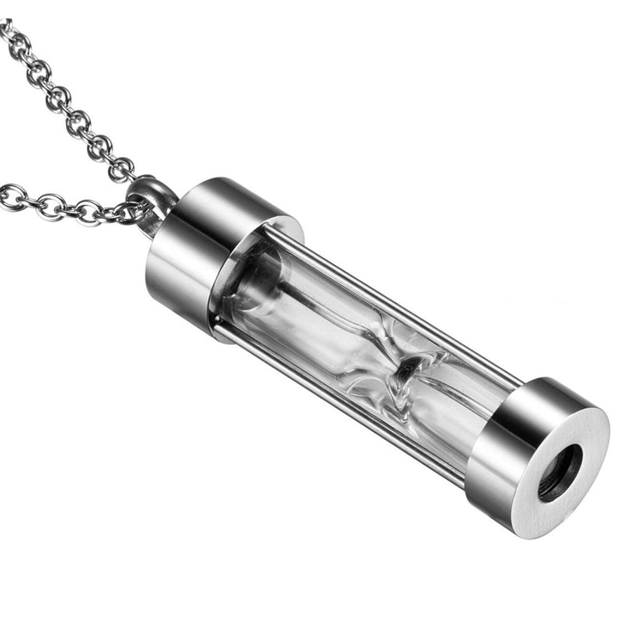 Memory Hourglass Glass Necklace - Image 6