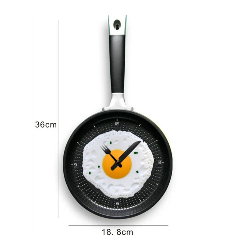 Omelette Pot-Shaped Wall Clock - Image 5