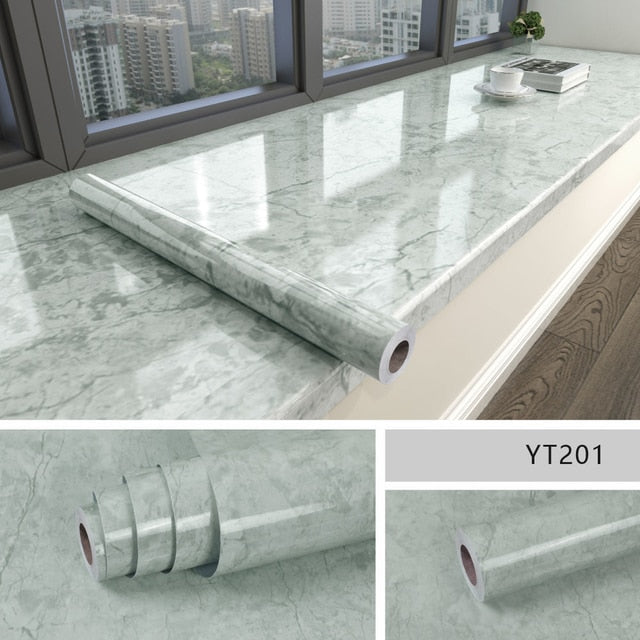 Marble Effect Self-adhesive Waterproof Wallpaper - Image 10