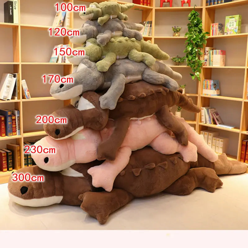Jumbo Crocodile Stuffed Animal Pillow - Image 5