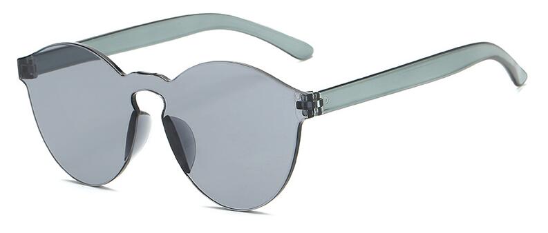 Candy color Transparent Sunglasses - Image 10