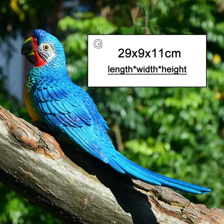 Tropical Vibe Parrot Tree Decor - Image 9