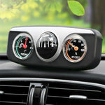 Stylish Retro Car Thermometer Compass