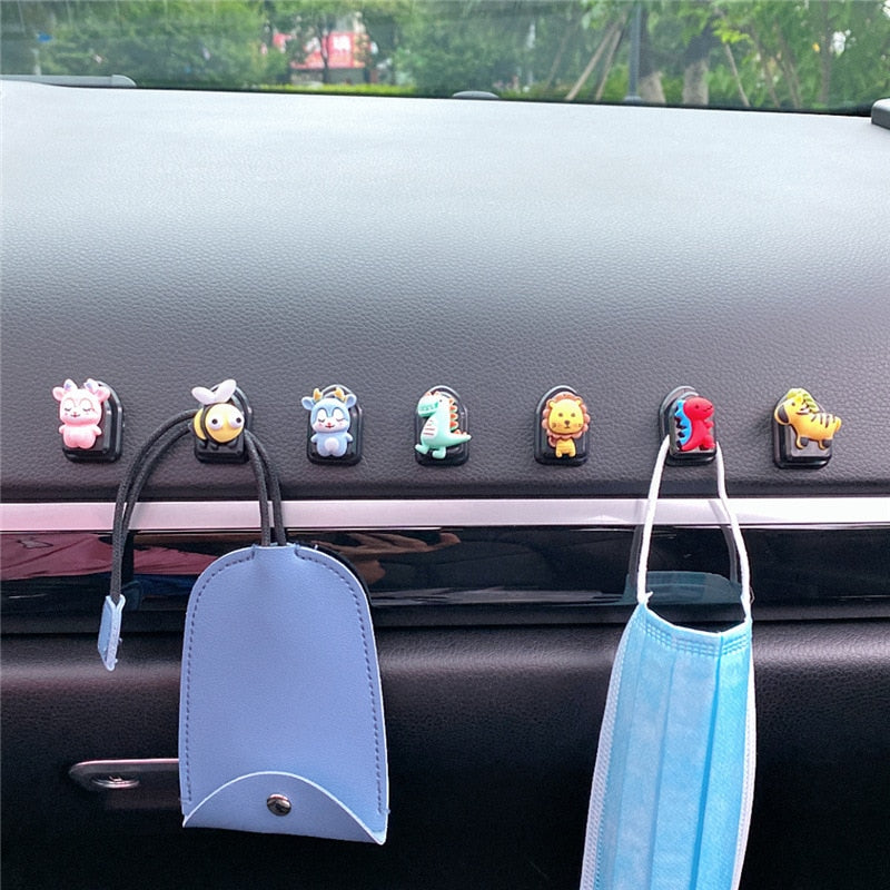 Mini Multifunctional Animal Car Hook Set - Image 0