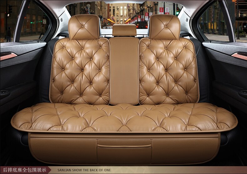 Luxurious Ride Leather Car Seat Cover - Image 9
