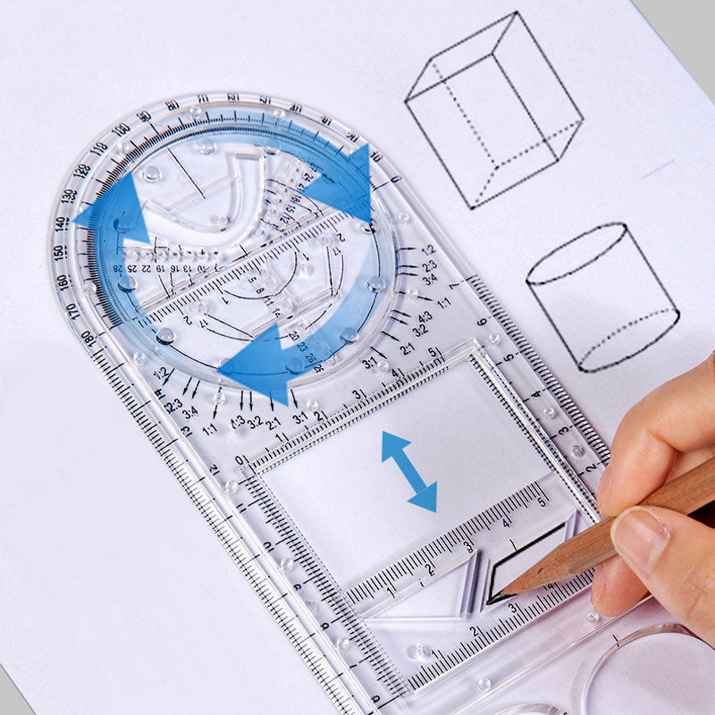 Geometric Art Design Architect Ruler - Image 0