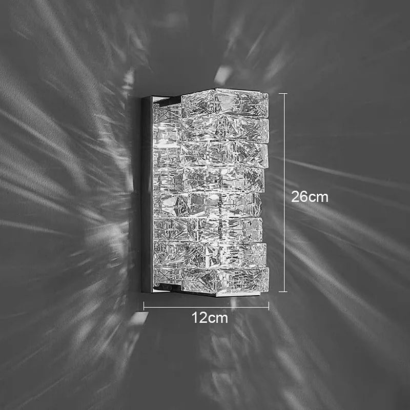 Icefall Crystal American Wall Lamp - Image 9