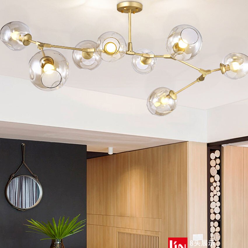 New York Art DNA Molecular Glass Chandelier - Image 4