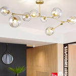 New York Art DNA Molecular Glass Chandelier