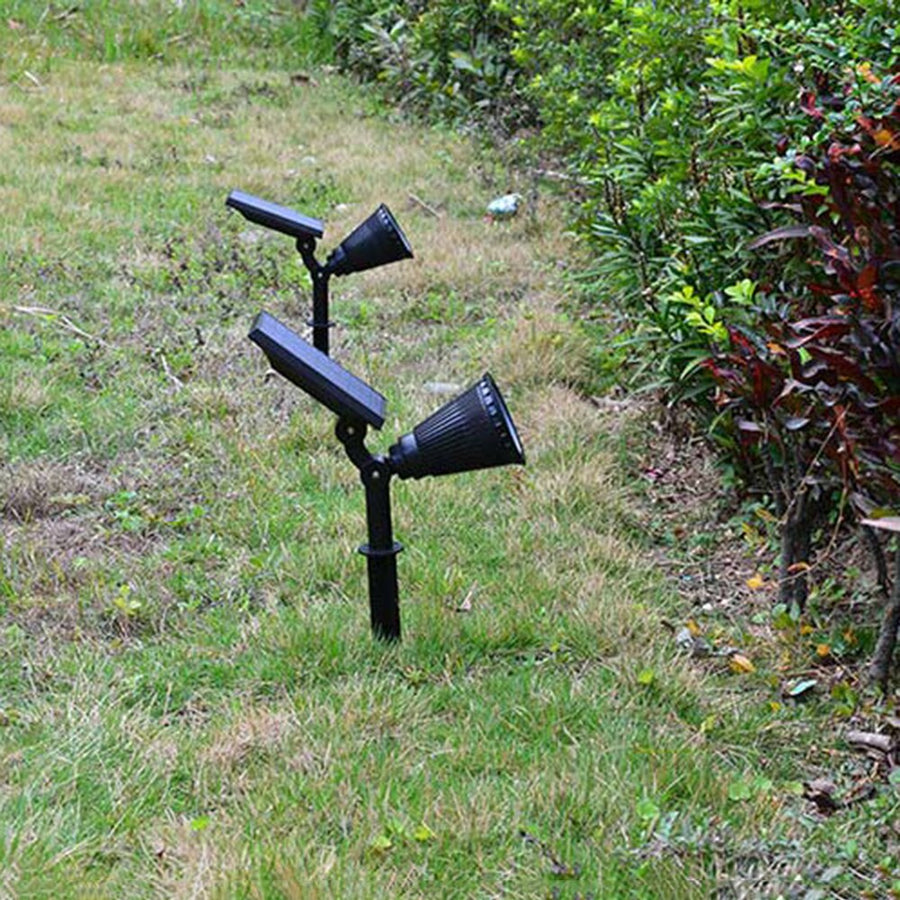 Solar-Powered Colorful Adjustable Garden Spotlight - Image 2