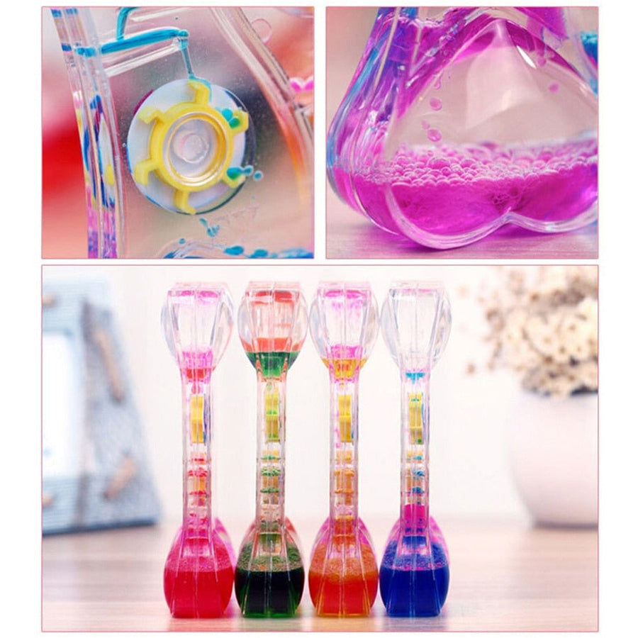 Double Floating Hearts Hourglass - Image 5