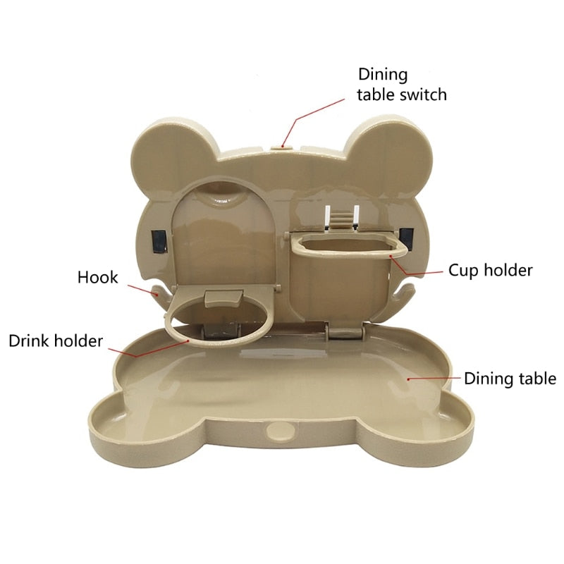 Kids Foldable Car Back Seat Table