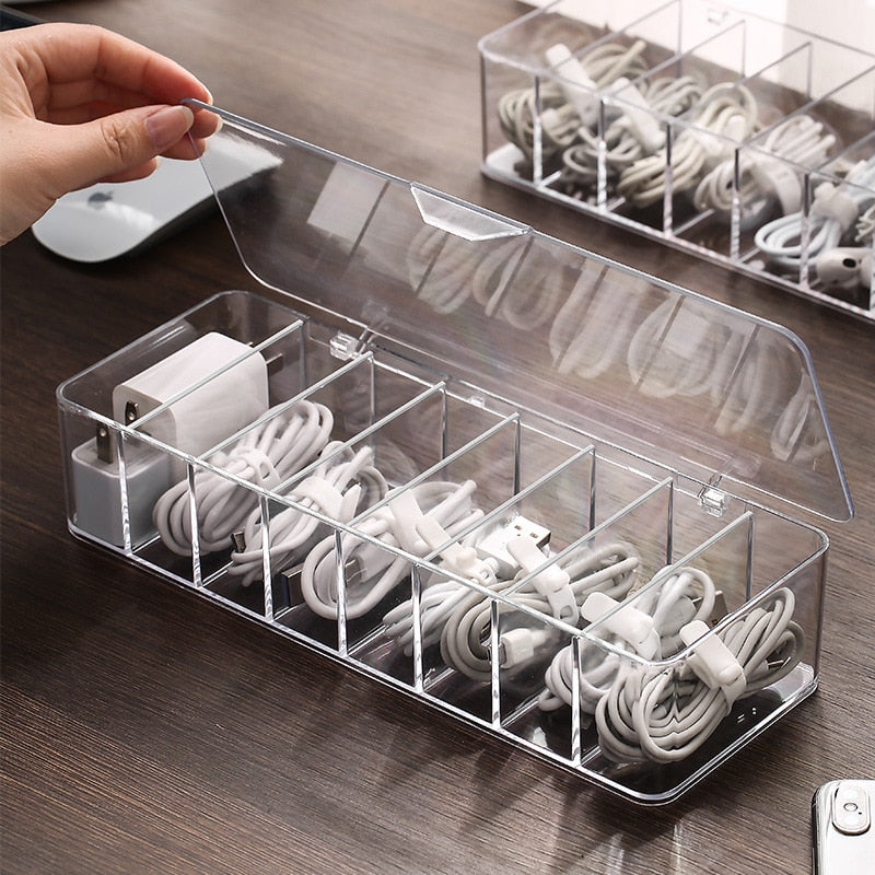 Transparent Cable Organizer Box - Image 0