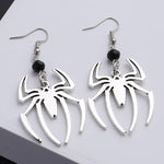 Black Spider Artsy Mystical Earrings