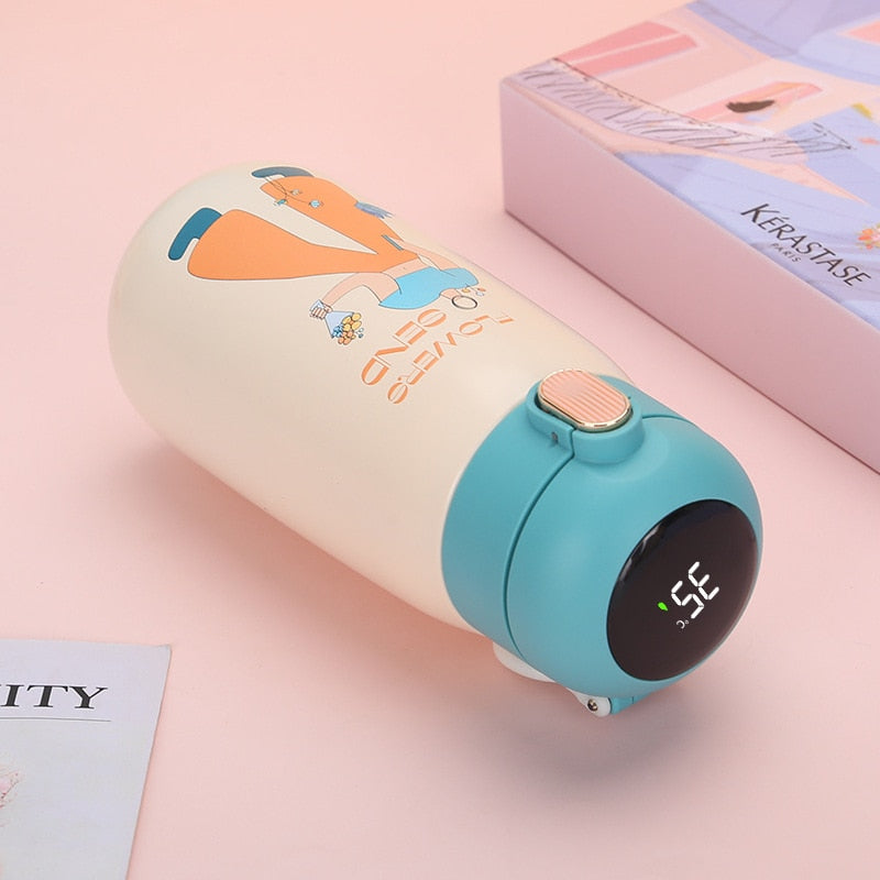 Funky LED Temperature Display Thermal Water Bottle - Image 7