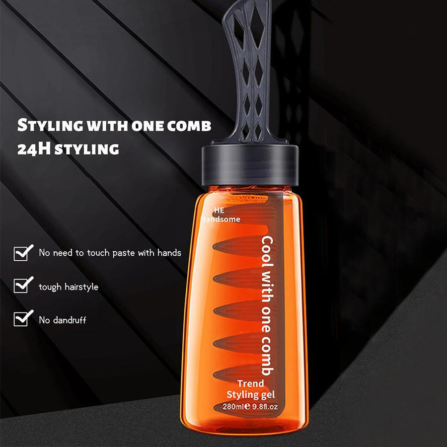 Professional Easy Hair Styling Comb Gel Bottle - Image 4