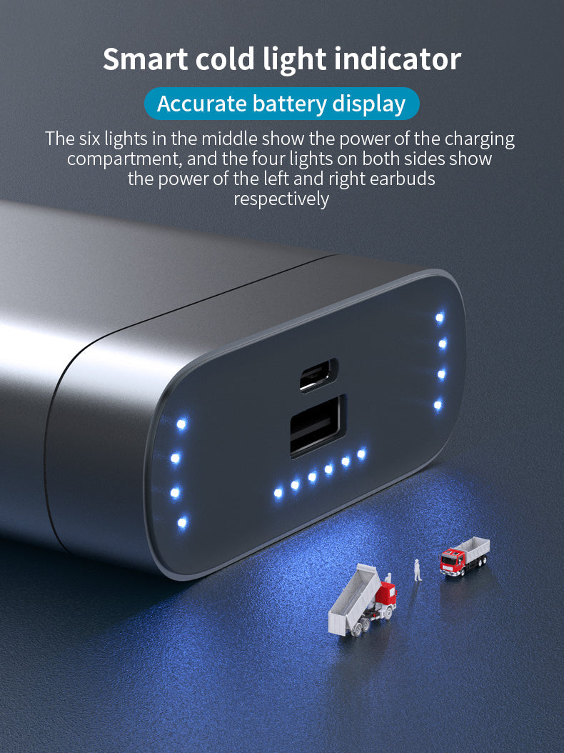 Wireless Touch Control Power Bank Earphone