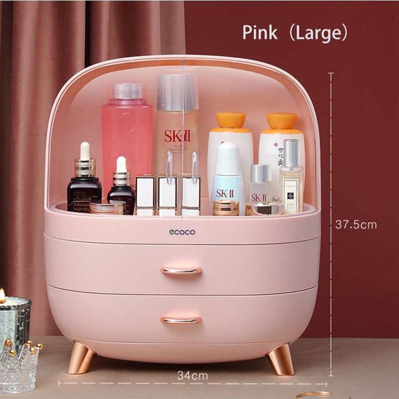Large Capacity Elegant MakeUp Drawer Organizer Storage Box - Image 9