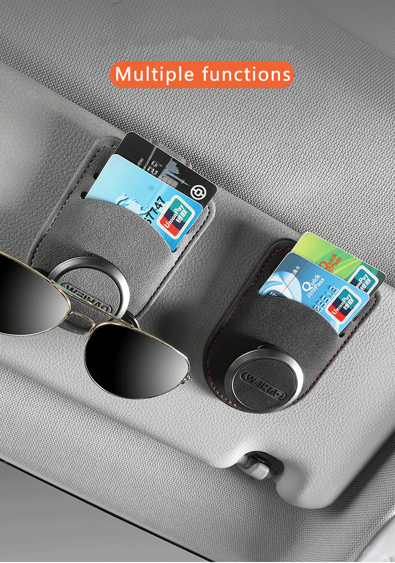 Smart Car Sun Visor Card Glasses Holder - Image 2