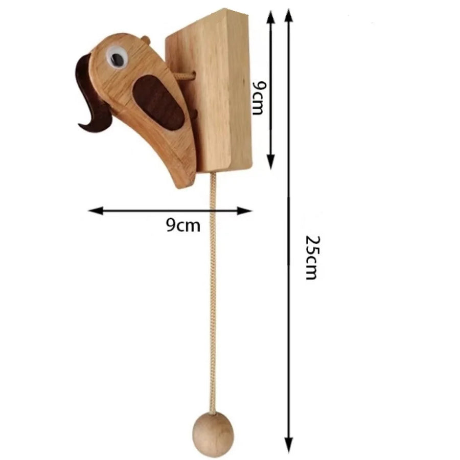 Handcrafted Woodpecker Creative Doorbell - Image 5
