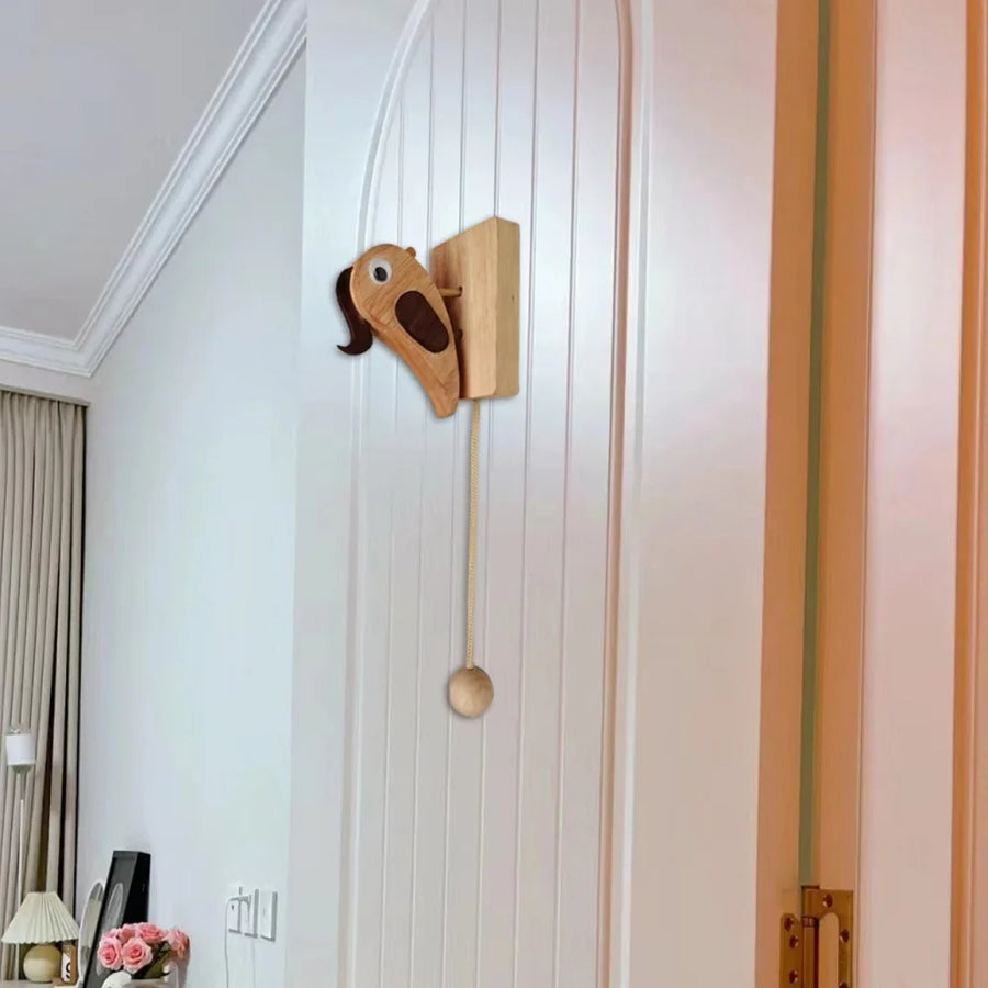 Handcrafted Woodpecker Creative Doorbell - Image 1