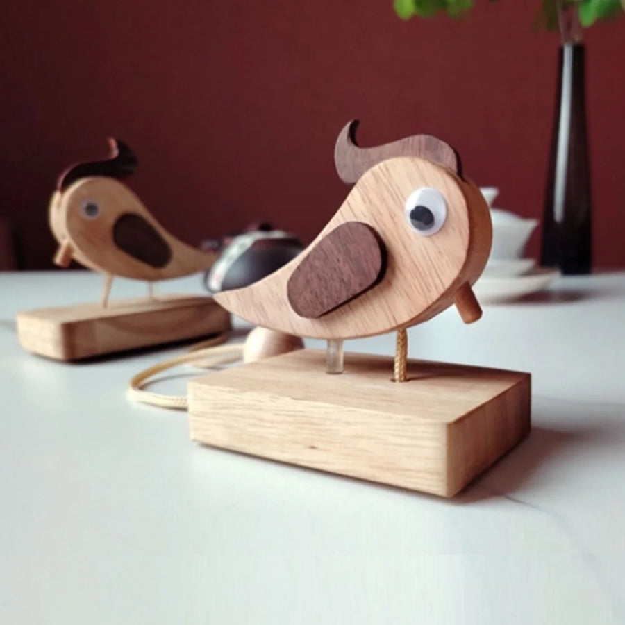 Handcrafted Woodpecker Creative Doorbell - Image 2