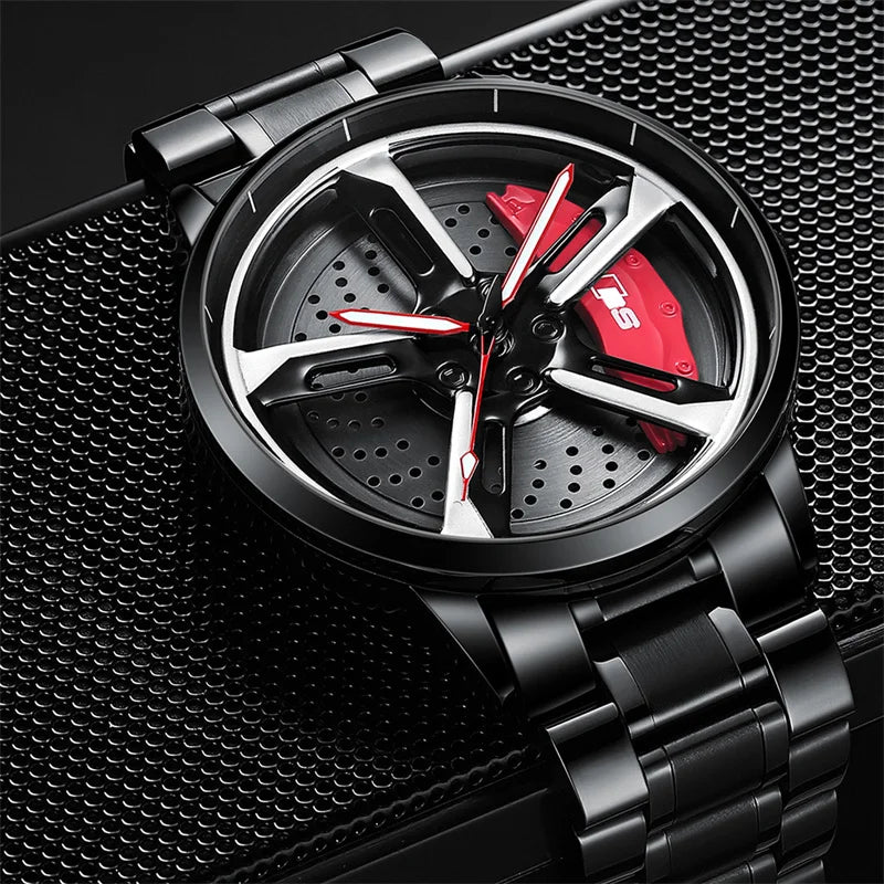 Speedster Chrono Quartz Spinning Wheel Men Watch - Image 2