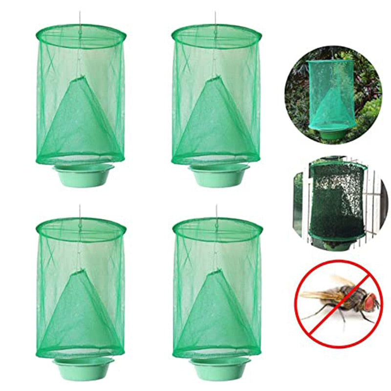 Reusable Hanging Cage Net Fly Trap - Image 0
