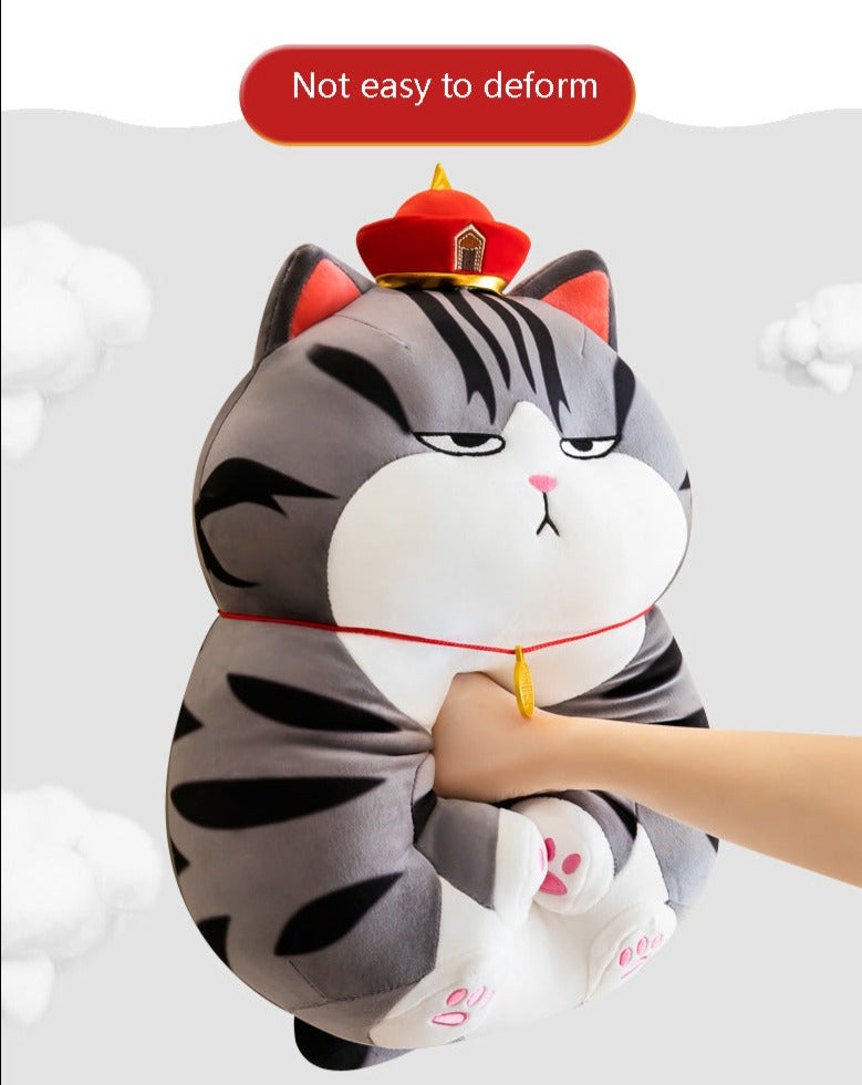 Moody Cat Soft Cuddly Plush Pillow - Image 2